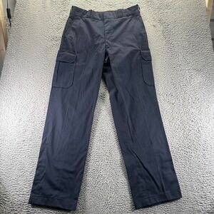 Elbeco Response Tektwill Pant Mens 36x34 Blue Cotton Cargo Straight Leg Workwear